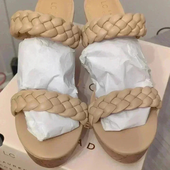 LC Lauren Conrad Idelle 2 women's wedge sandal - Picture 6 of 8